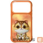 Citas preces Nimmy  Nimmy Big Eyed Pet 2.0 Cat case for iPhone 17 Pro - orange 