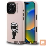 Citas preces Karl Lagerfeld  Karl Lagerfeld Silicone Karl Sketch MagSafe Case for iPhone 16 Pro - Pink 