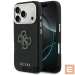 Citas preces Guess  Guess FW Resin Logo Case for iPhone 17 Pro Max - Black 
