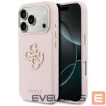 Citas preces Guess  Guess FW Resin Logo Case for iPhone 17 Pro - Pink 