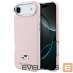 Citas preces Karl Lagerfeld  Karl Lagerfeld Karl & Choupette Head Pins Saffiano MagSafe iPhone Air Case - Pink 