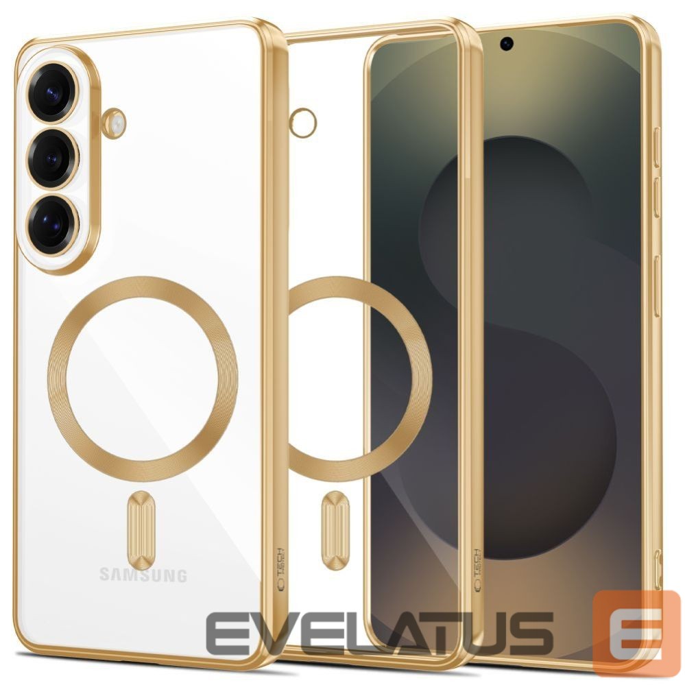Citas preces Tech-Protect Tech-Protect MagFlex Case for Samsung Galaxy S26+ - Transparent Gold