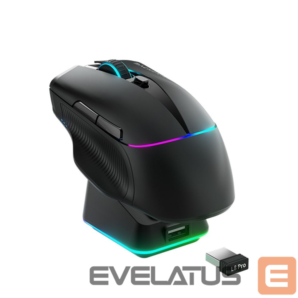 Citi Machenike Machenike L8 Pro Wireless Gaming Mouse with Charging Station - Black