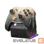 Kontrolieris Machenike  Machenike G5Pro Premium Edition Wireless Game Controller with Charging Station - Black and Gold 