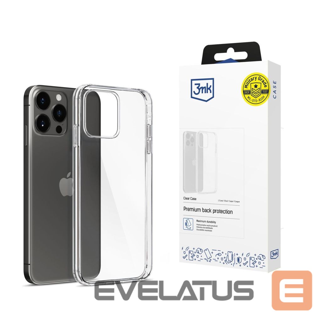 Citas preces 3MK Apple iPhone 15 Pro Max - 3mk Clear Case