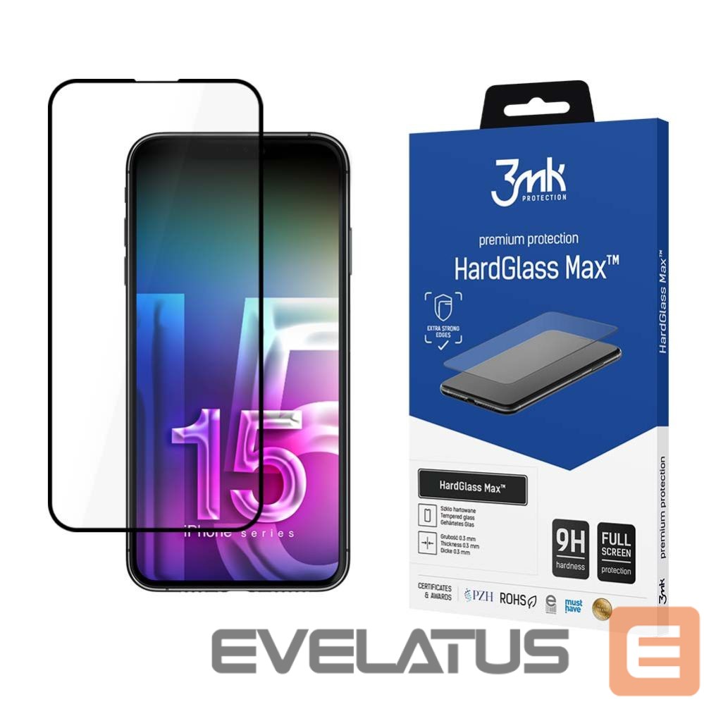 Citas preces 3MK Apple iPhone 15 Plus - 3mk HardGlass Max
