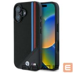 Citas preces BMW  BMW M Meshed Tricolor Stripes MagSafe case for iPhone 16 - black 