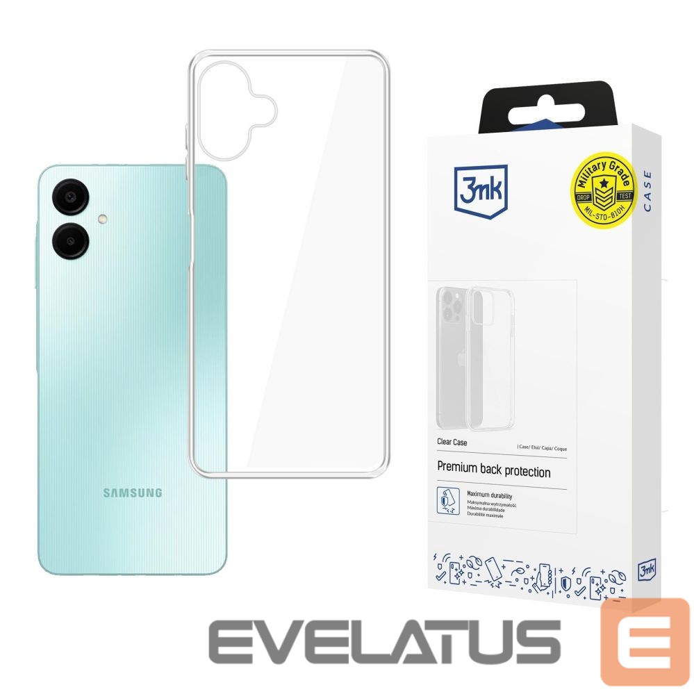 Citas preces 3MK 3mk Clear Case for Samsung Galaxy A06 - transparent