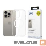 Citas preces 3MK  3mk Clear MagCase Case for Apple iPhone 15 Pro Max - Transparent 