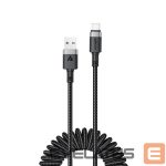 Citas preces Acefast  Acefast C14-04 USB-A - USB-C Cable Spring 480Mb/s 3A 1.2m - Black 