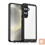 Citas preces Hurtel  Outer Space Case with Gel Frame for Samsung Galaxy S25 - Black 