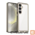 Citas preces Hurtel  Outer Space Case with Gel Frame for Samsung Galaxy S25 - Clear Black 