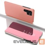 Citas preces Hurtel  Clear View Case for Samsung Galaxy S25 Ultra Flip Cover - Pink 