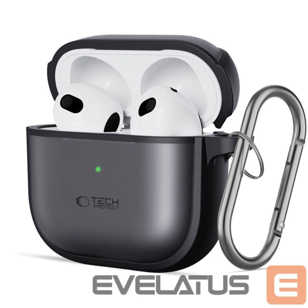 Citas preces Tech-Protect Tech-Protect Slim Hook Case for AirPods 4 - Black