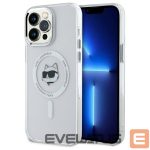 Citas preces Karl Lagerfeld  Karl Lagerfeld IML Metal Choupette Head MagSafe Case for iPhone 14 Pro Max - White 