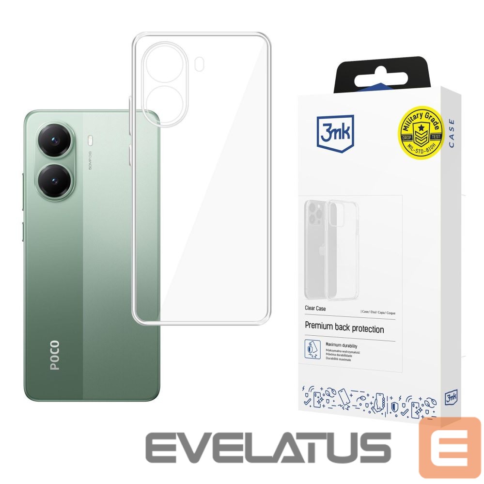Citas preces 3MK 3mk Clear Case for Xiaomi Poco X7 Pro - transparent