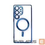 Aizmugurējais vāciņš Hurtel  Electroplated Case with MagSafe for iPhone 16e - Blue 