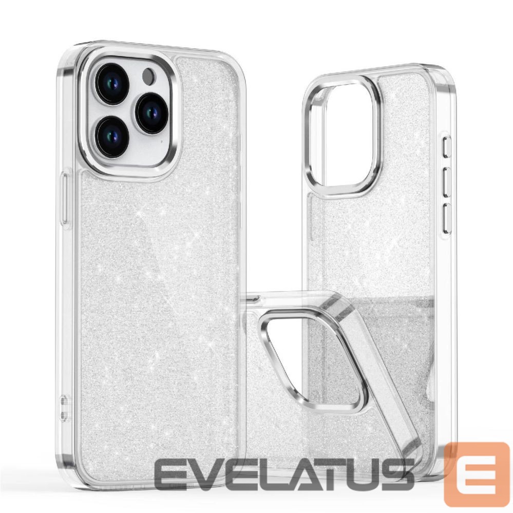 Aizmugurējais vāciņš Hurtel Glitter Case for Samsung Galaxy S25 Edge - Clear