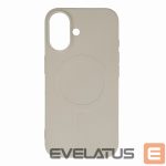 Aizmugurējais vāciņš Hurtel  Liquid Silicone Case with MagSafe for Samsung Galaxy S25 Edge - Beige 