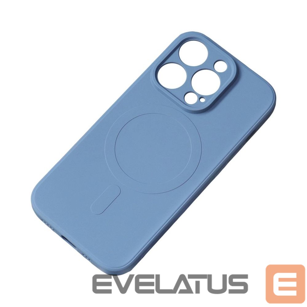 Aizmugurējais vāciņš Hurtel Samsung Galaxy S25 Edge Silicone Case with MagSafe - Blue