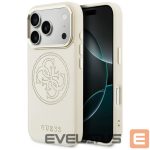 Citas preces Guess  Guess Perforated 4G MagSafe Case for iPhone 17 Pro - Beige 