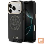 Citas preces Guess  Guess Perforated 4G MagSafe case for iPhone 17 Pro Max - black 