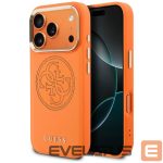 Citas preces Guess  Guess Perforated 4G MagSafe case for iPhone 17 Pro - orange 
