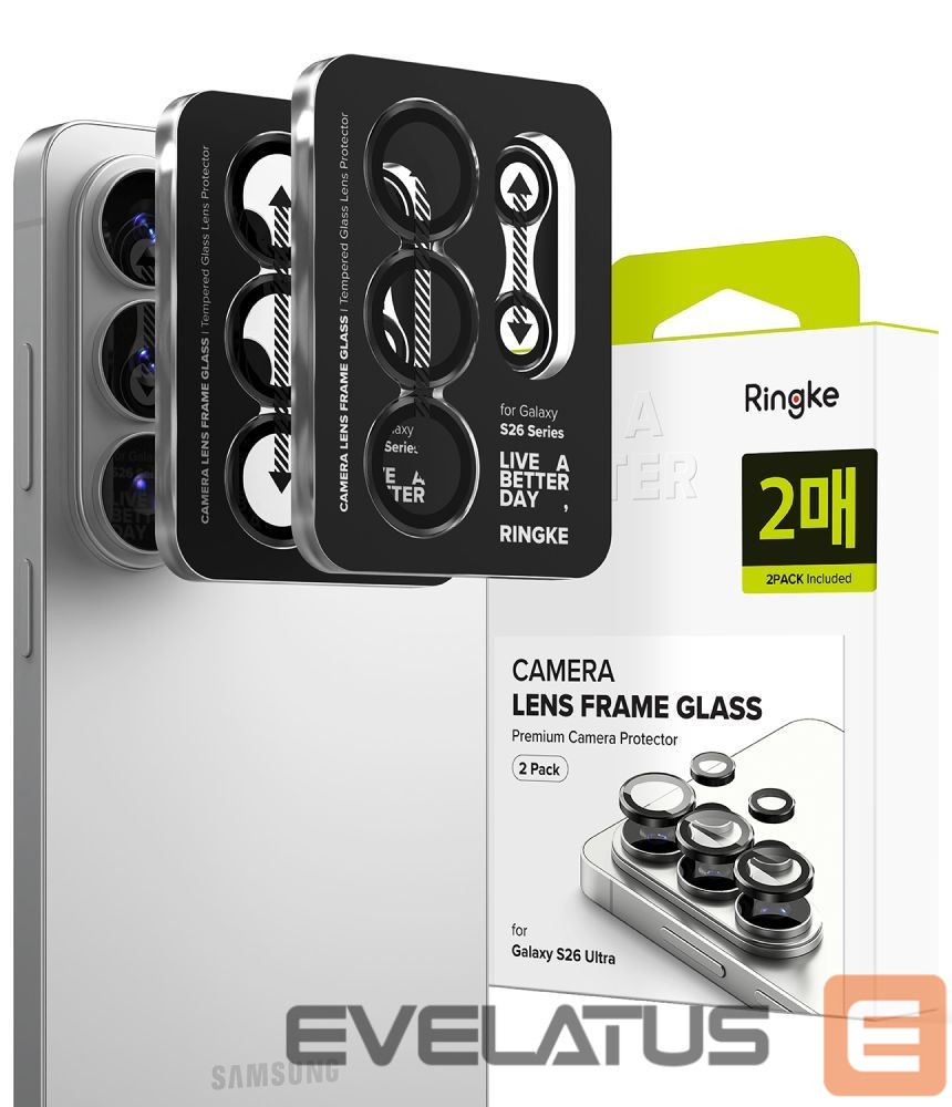 Citas preces Ringke Ringke Camera Frame Protector 2-Pack for Samsung Galaxy S26 Ultra - Black