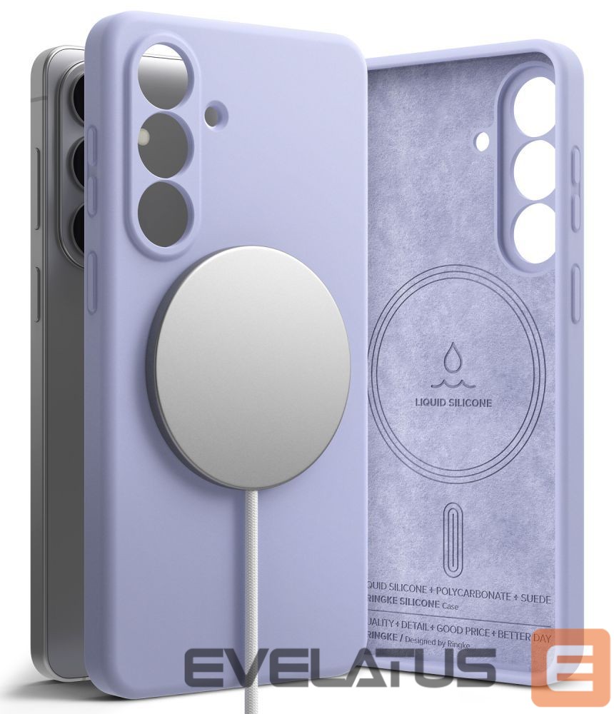 Citas preces Ringke Ringke Silicone MagSafe Case for Samsung Galaxy S26 - Purple