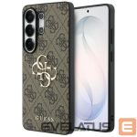 Citas preces Guess  Guess 4G Big Metal Logo Case for Samsung Galaxy S26 Ultra - Brown 