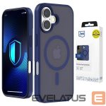 Citas preces 3MK  3mk Smoke MagCase for iPhone 16 - Blue-Translucent 