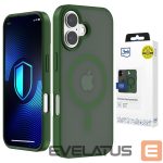 Citas preces 3MK  3mk Smoke MagCase for iPhone 16 Pro - Green-Translucent 