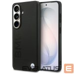 Citas preces BMW  BMW Leather Hot Stamp MagSafe Case for Samsung Galaxy S26 Plus - Black 