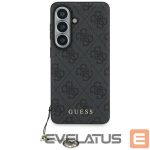 Citas preces Guess  Guess 4G Classic Logo Charm MagSafe case for Samsung Galaxy S26 - black 