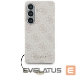 Citas preces Guess  Guess 4G Classic Logo Charm MagSafe Case for Samsung Galaxy S26 - Pink 