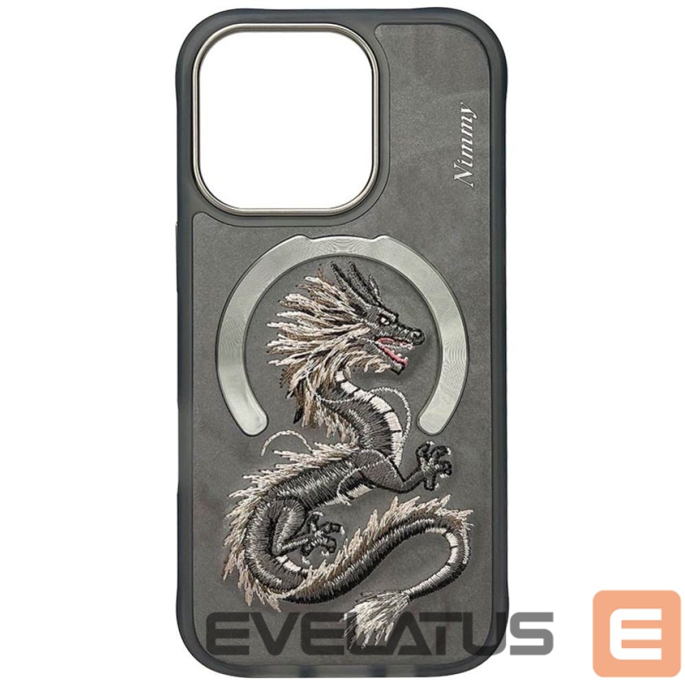 Citas preces Nimmy Nimmy Dragon MagSafe Case for iPhone 16 Pro - Gray