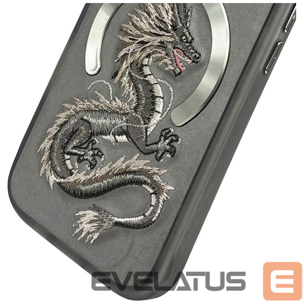 Citas preces Nimmy Nimmy Dragon MagSafe Case for iPhone 16 Pro - Gray