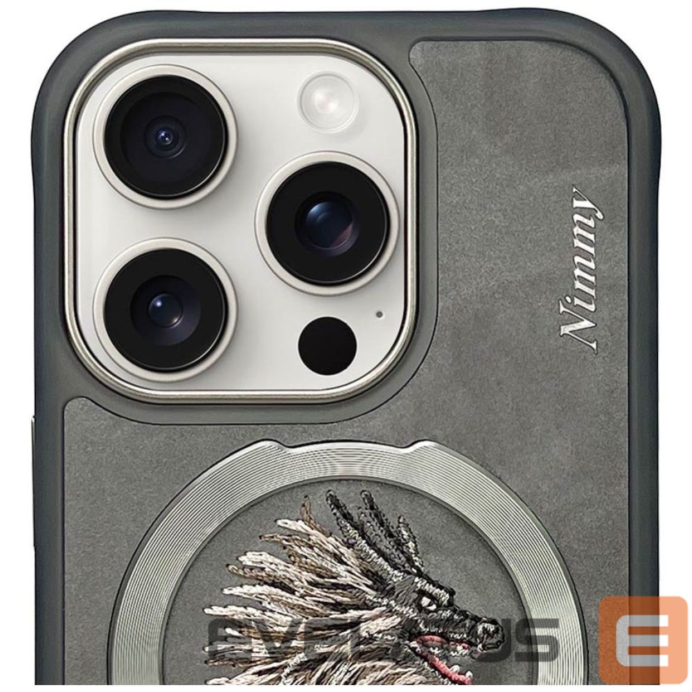 Citas preces Nimmy Nimmy Dragon MagSafe Case for iPhone 16 Pro - Gray