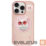 Citas preces Nimmy  Nimmy Glasses Cool Cat MagSafe Case for iPhone 16 Pro - Pink 