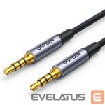 Kabelis Ugreen  Ugreen AV183 20785 cable 3.5mm mini jack / 3.5mm mini jack 3m - gray 