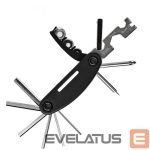 Piederums velosipēdiem Rockbros  Rockbros GJ1601 16-in-1 multi-tool for bicycle repair - black 