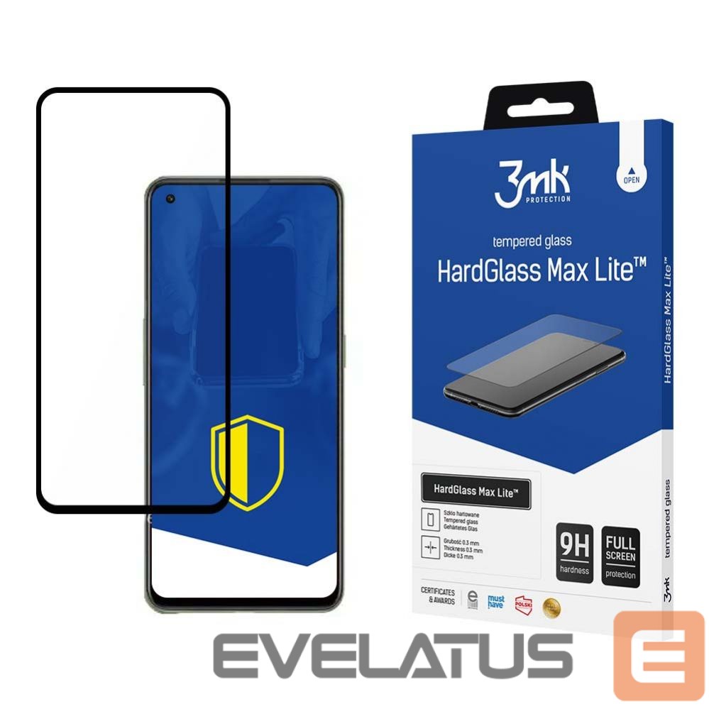 Cits mobilo telefonu aksesuārs 3MK 9H 3mk HardGlass Max Lite glass on OnePlus Nord CE 5G / Nord 2 5G