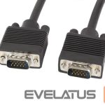 Monitoru piederums Lanberg  VGA Cable, Dual-Shielded Ferrite Core | CA-VGAC-10CC-0018-B | VGA to VGA | 1.8 m 