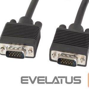 Monitoru piederums Lanberg  VGA Cable, Dual-Shielded Ferrite Core | CA-VGAC-10CC-0018-B | VGA to VGA | 1.8 m 