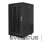 Citas preces Lanberg  | Rack cabinet 19" free-standing 22U/600x800 (flat pack) with mesh door | FF01-6822-23B | Black 