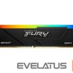 Operatīv atmiņa DDR4 Kingston  KF436C18BB2A/32  32GB 3600MT/s DDR4 CL18 DIMM FURY Beast RGB | 