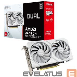 Grafiskās karte / Video kartes Asus  Dual Radeon RX 9060 XT 16GB GDDR6 | AMD | 16 GB | Radeon RX 9060 XT | GDDR6 | HDMI ports quantity 1 | PCI Express 5.0 