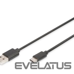 Kabelis Digitus  USB Type-C connection cable, type USB-A - USB-C | AK-300154-010-S 