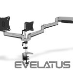 TV kronšteini Digitus  Desk Mount | Triple Monitor Gas Spring Mount DA-90363 | Adjustable Height, Tilt, Swivel | 15-27 " | Maximum weight (capacity) 3x6 kg | Silver 