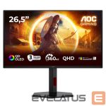 Monitors AOC  Q27G4SDR | 27 " | QD-OLED | QHD | 16:9 | 360 Hz | 0.03 ms | 2560 x 1440 pixels | 1000 cd/m² | HDMI ports quantity 2 | Black 